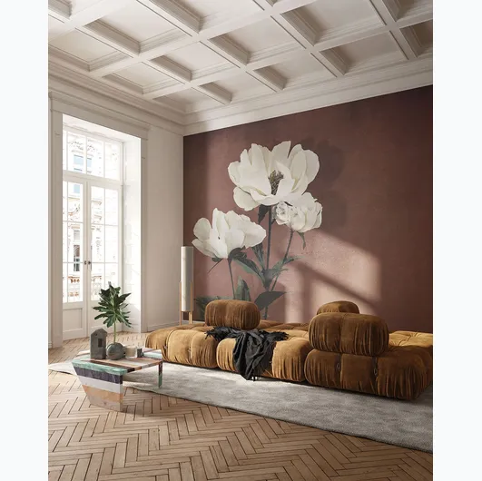 Herbaceous Paeony Wallpaper by White Ink