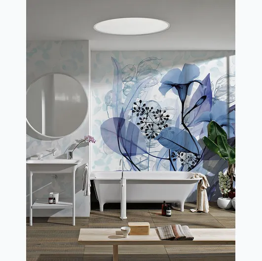 Floral wallpaper White Ink Stamen
