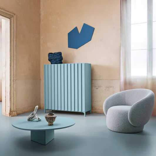 Albio coffee table in lacquered finish by Miniforms