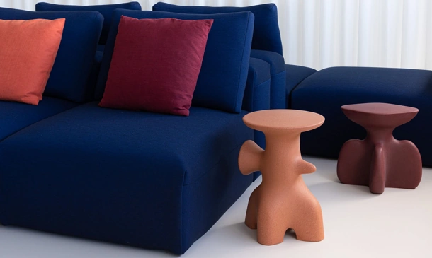 Archeo polyethylene side tables by Magis