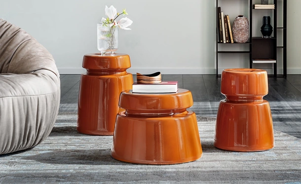 Bishop ceramic side table by Cattelan Italia