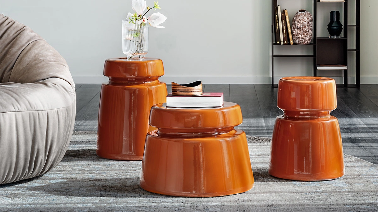Bishop ceramic side table by Cattelan Italia