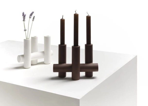 Minotti Italia Central Vase or Candle Holder