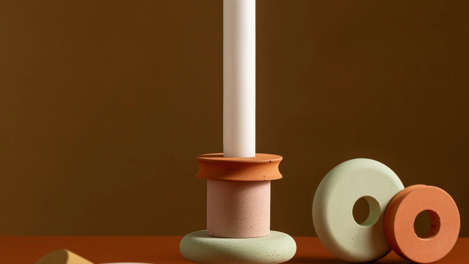 Hopy concrete candlestick by Magis