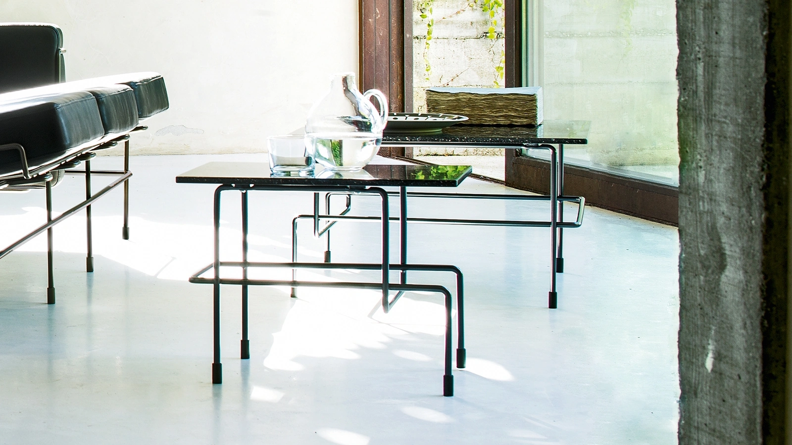 Acrylic stone side tables Traffic by Magis