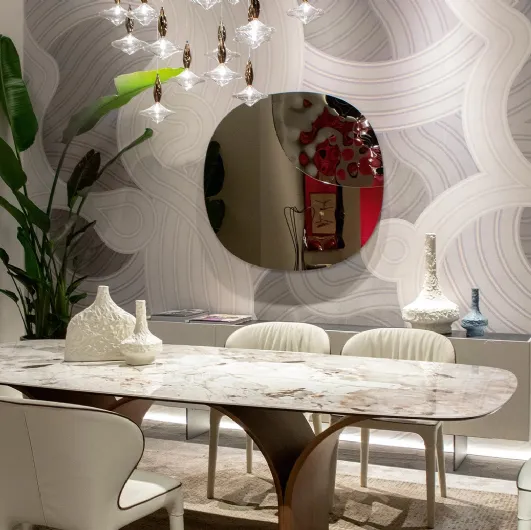 Sculptural mirror Diamond by Tonin Casa