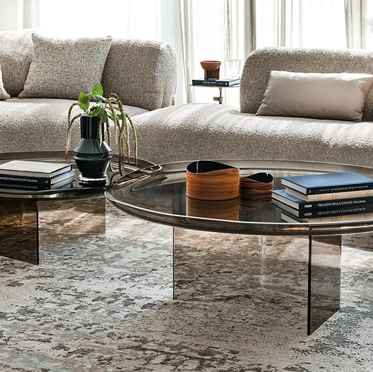 Standard side table made of Cattelan Italia glass