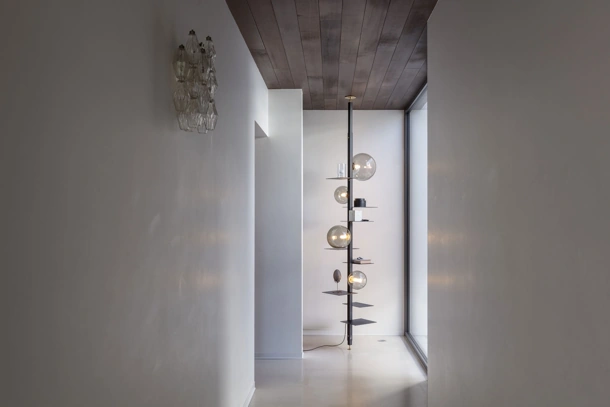 Adelaide floor-to-ceiling lamp by Mogg