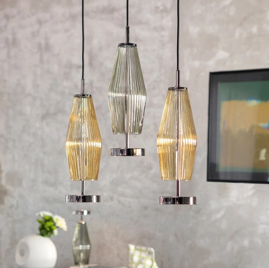 Pendant lamp in glass Chic by Tonin Casa