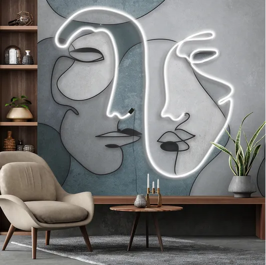 Wall-mounted Flash lamp in silicone material by Adriani and Rossi.