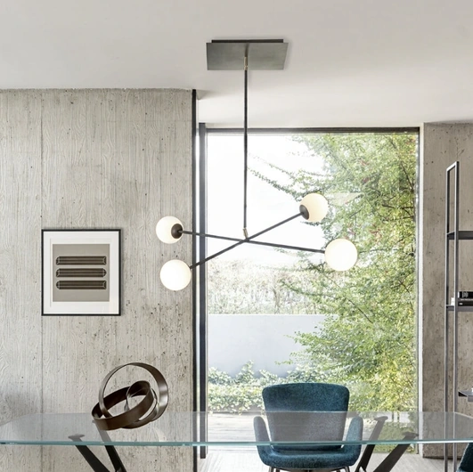 Meridian S suspension lamp by Riflessi