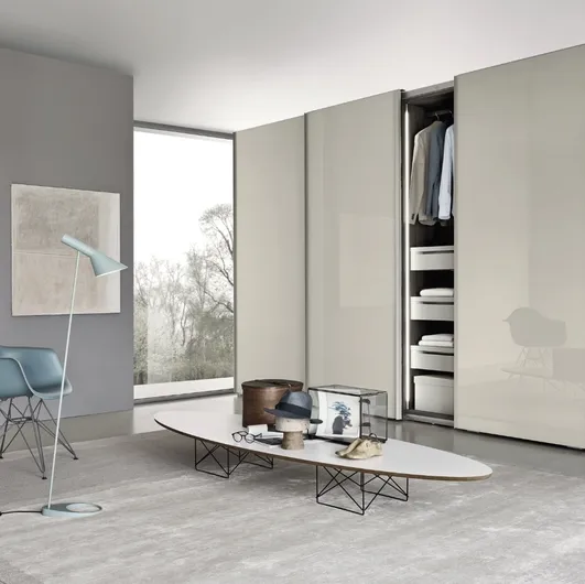 Sangiacomo's Jute Glass Wing Wardrobe