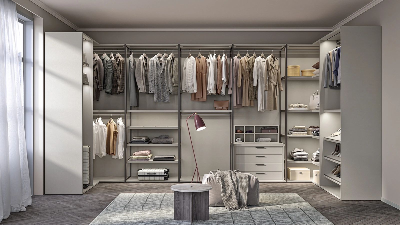 W104 Walk-in Closet by Colombini Casa