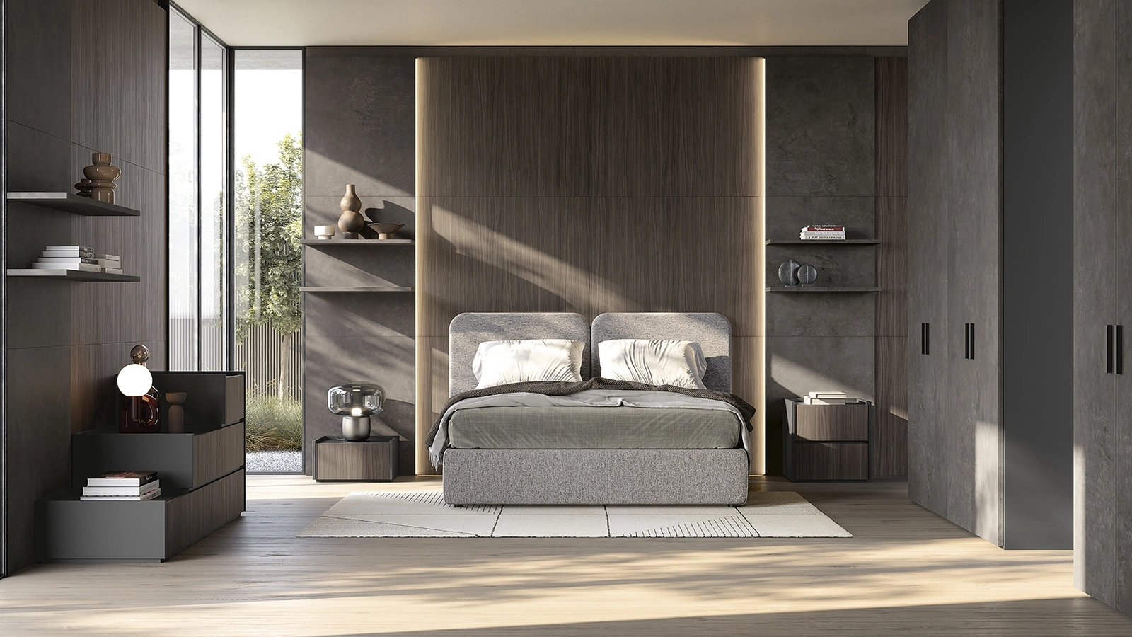Concreta N110 Wardrobe by Colombini Casa