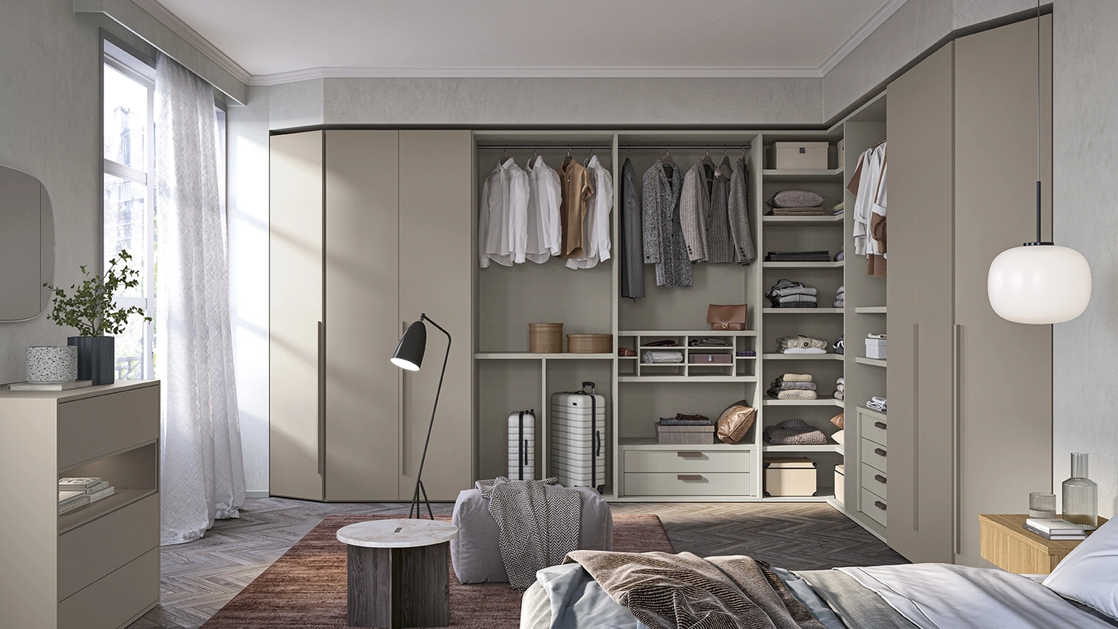 Concreta-N124 Wardrobe by Colombini Casa