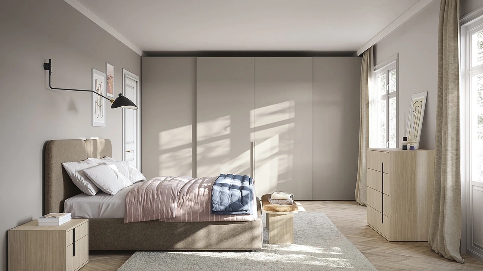 Concreta N125 Wardrobe by Colombini Casa