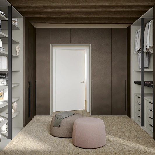 Concrete Walk-in Closet U111 by Colombini Casa