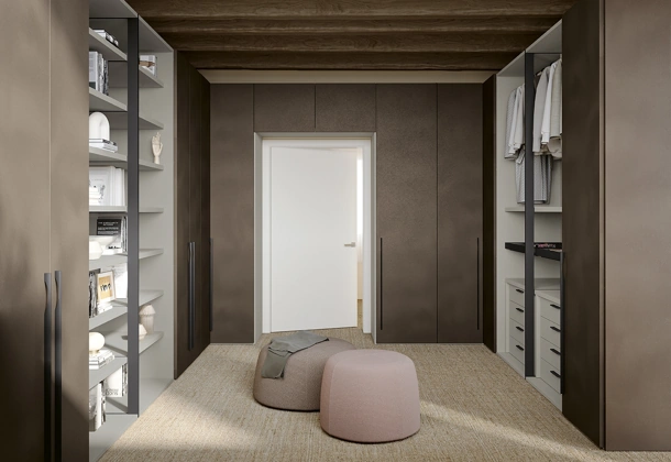 Concrete Walk-in Closet U111 by Colombini Casa