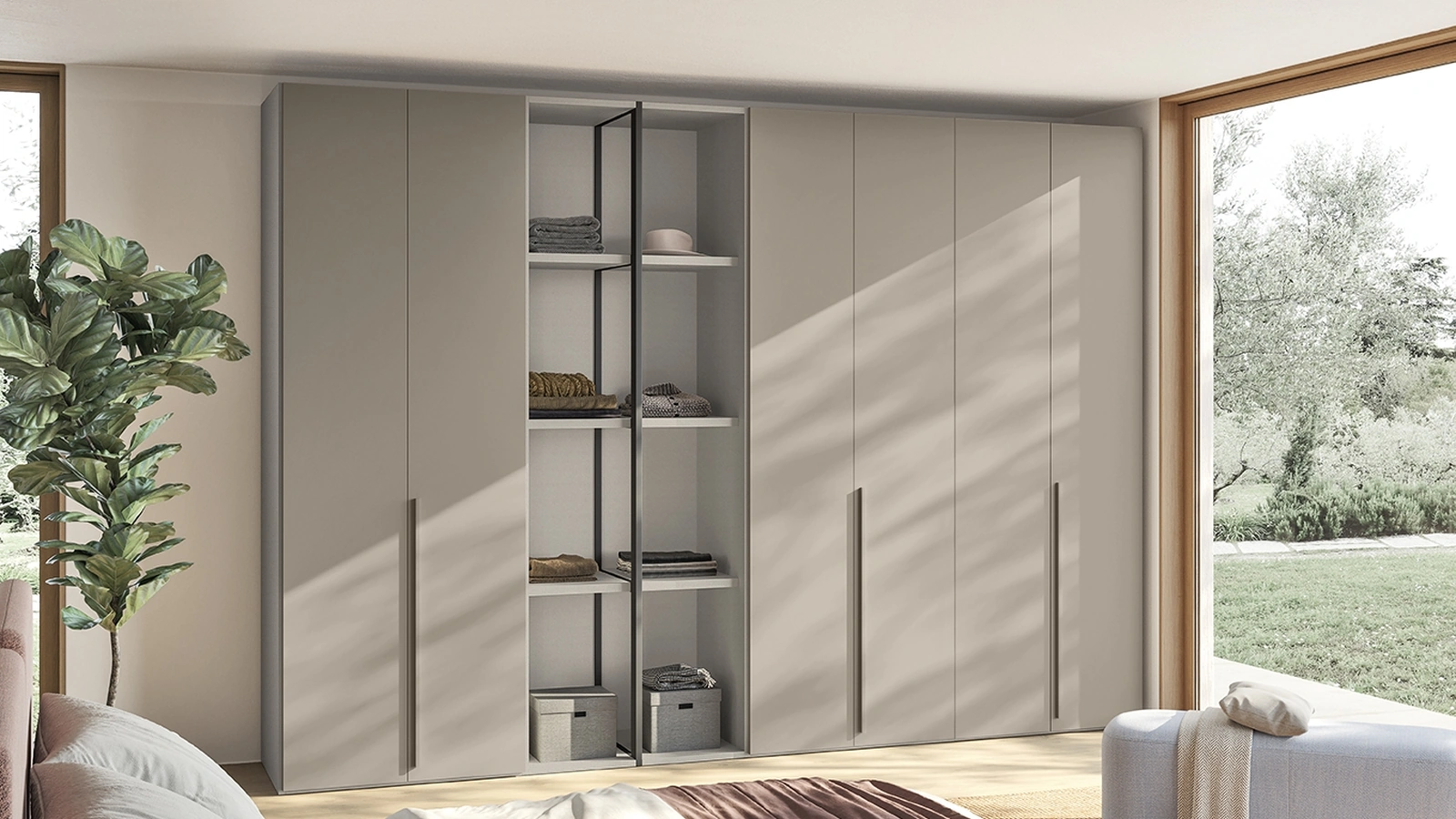 Concreta W110 Wardrobe by Colombini Casa