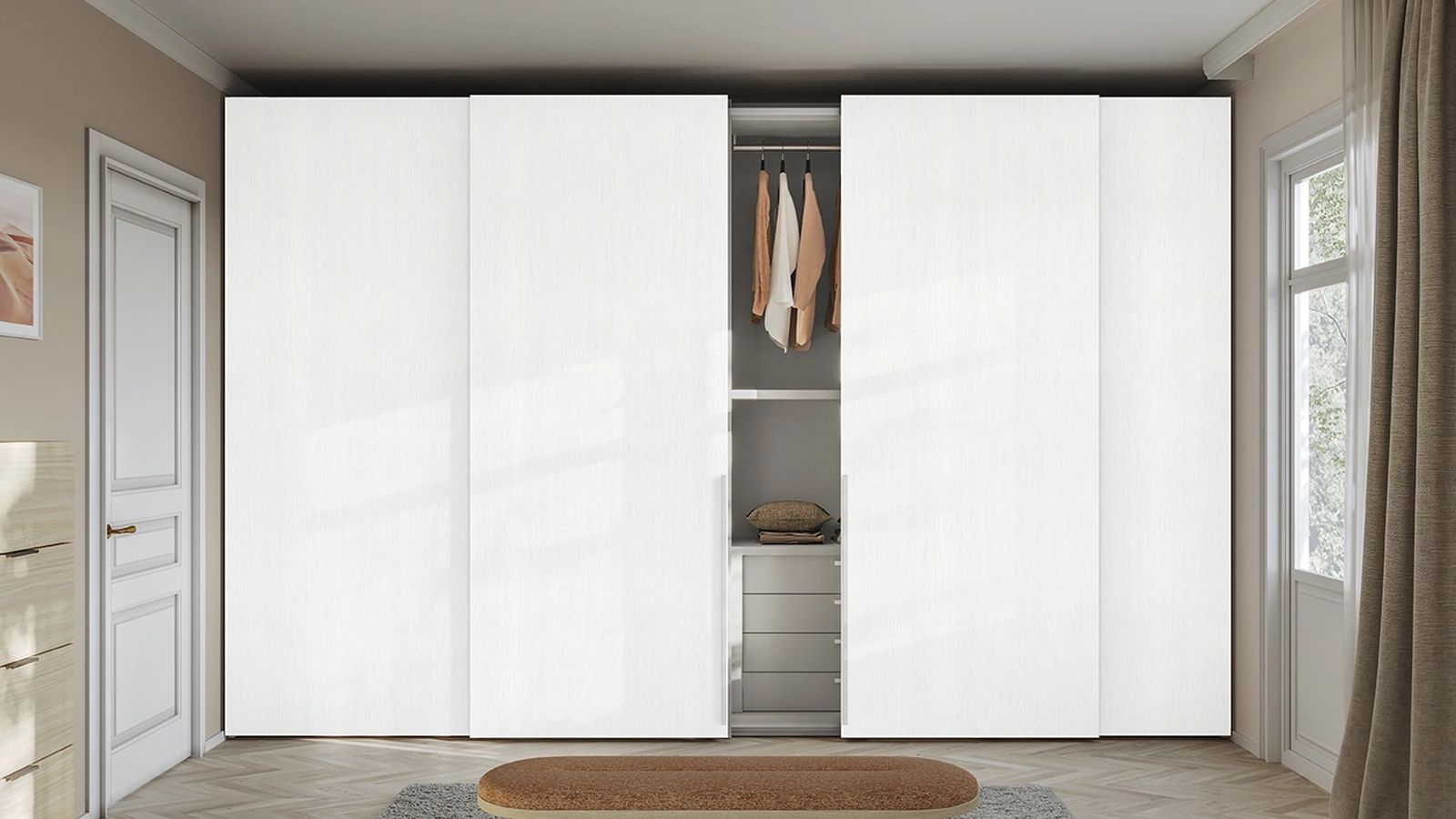 Concreta W120 Wardrobe by Colombini Casa