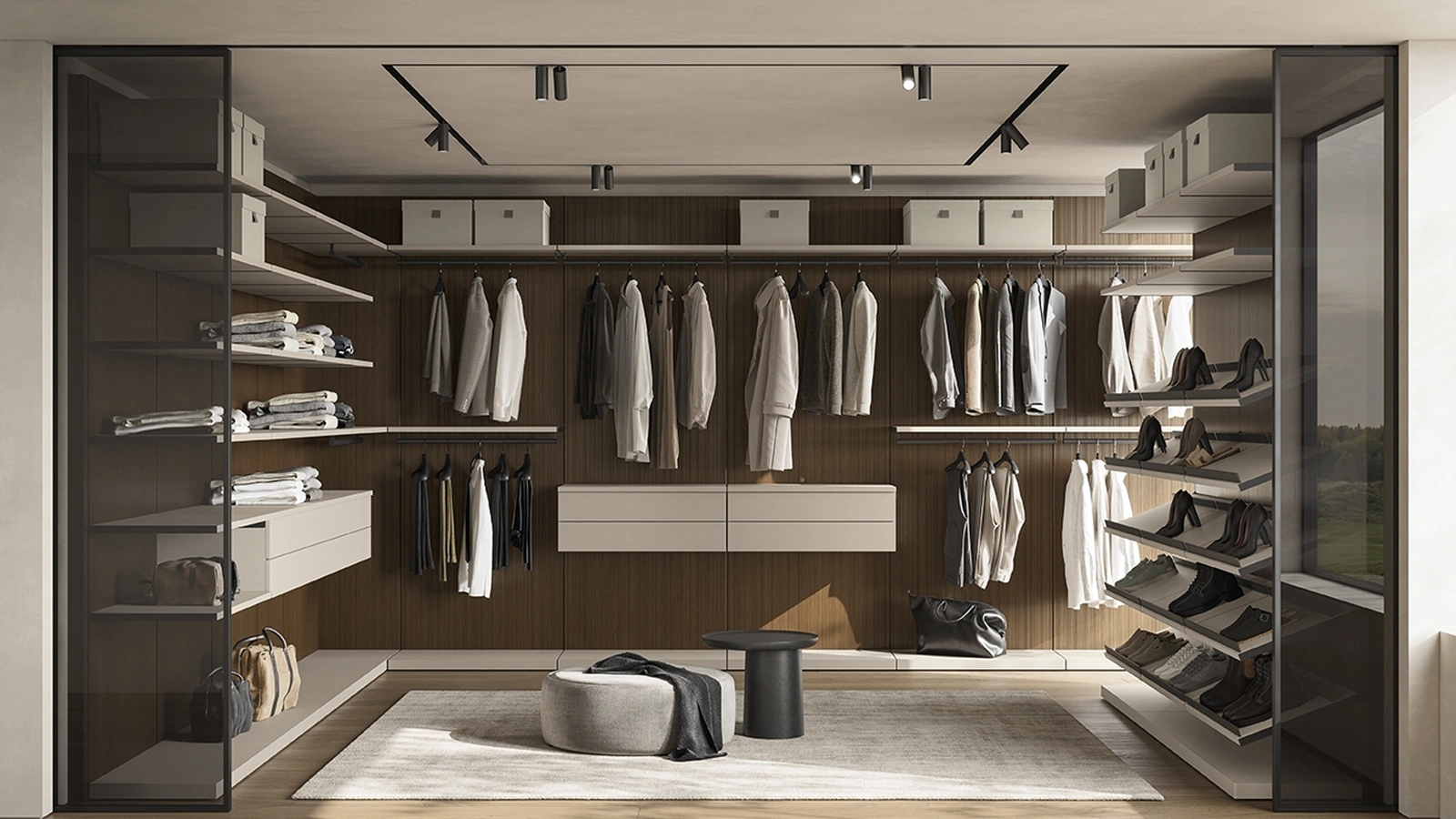 Connex W101 Walk-in Closet by Colombini Casa