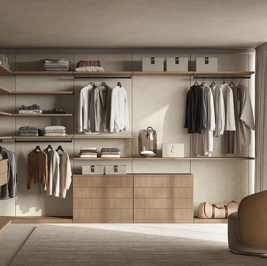 Connex W102 Walk-in Closet by Colombini Casa