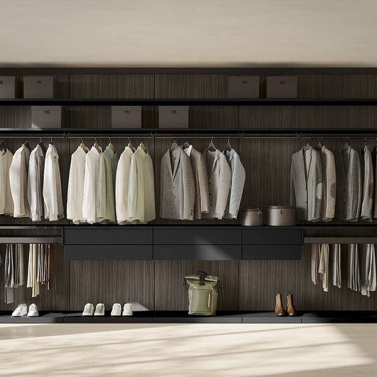 Connex W103 Walk-in Closet by Colombini Casa