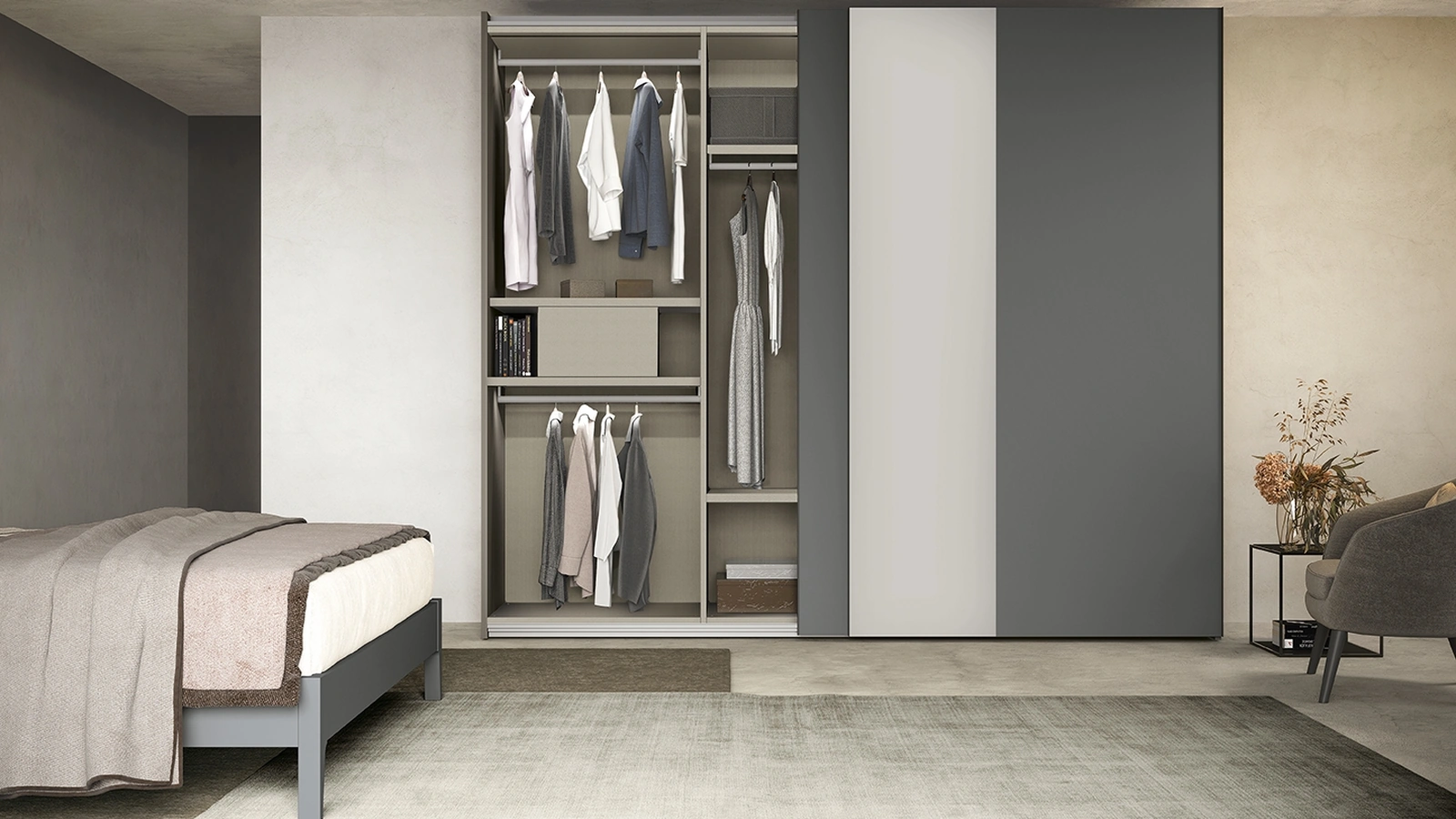 Freedom N122 Wardrobe by Colombini Casa