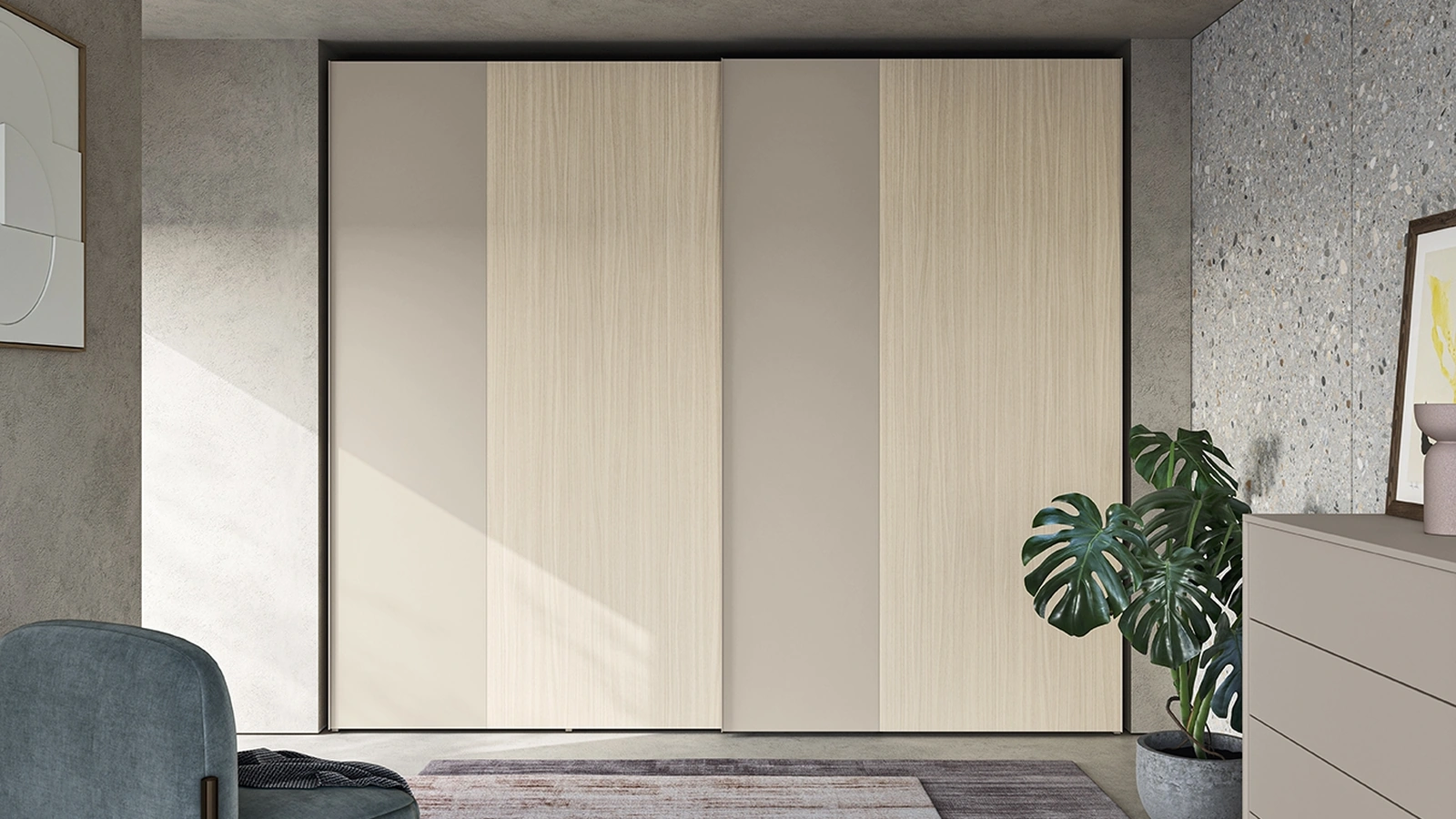 Freedom W119 Wardrobe by Colombini Casa
