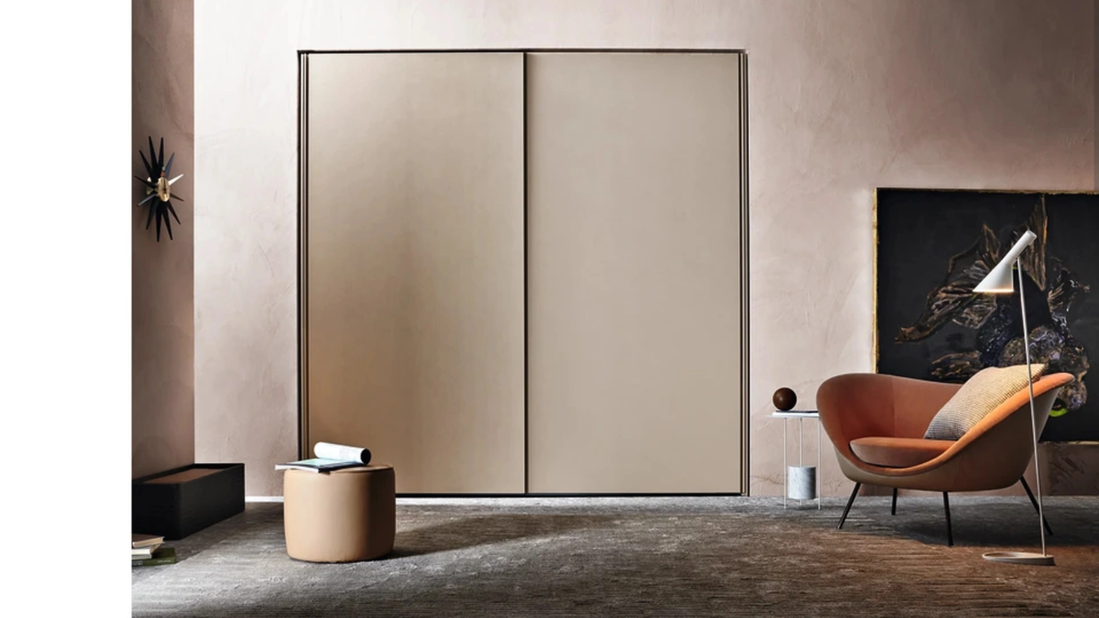 Gliss-Master Wardrobe - A Filo Door lacquered by Molteni & C
