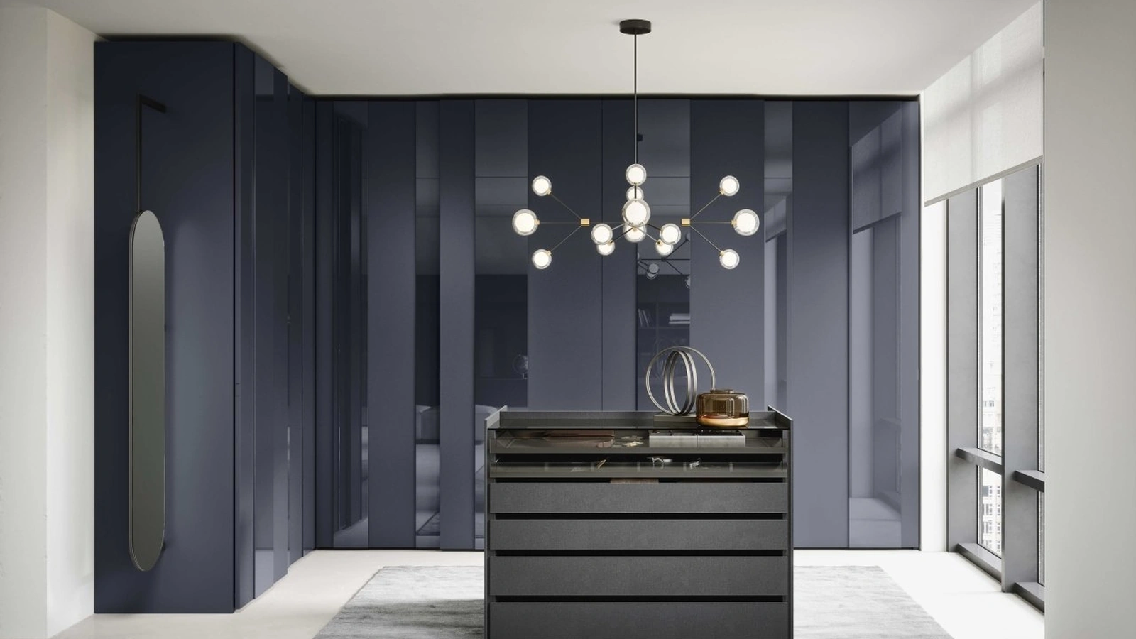Novamobili Sliding Plissé Wardrobe