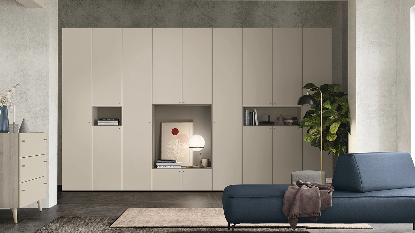 One N127 Wardrobe by Colombini Casa