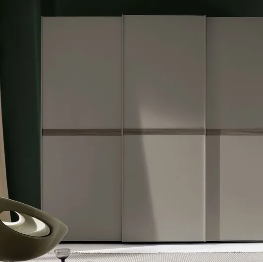 Wardrobe with sliding doors Plan 90 Street 1 Grey by S75.