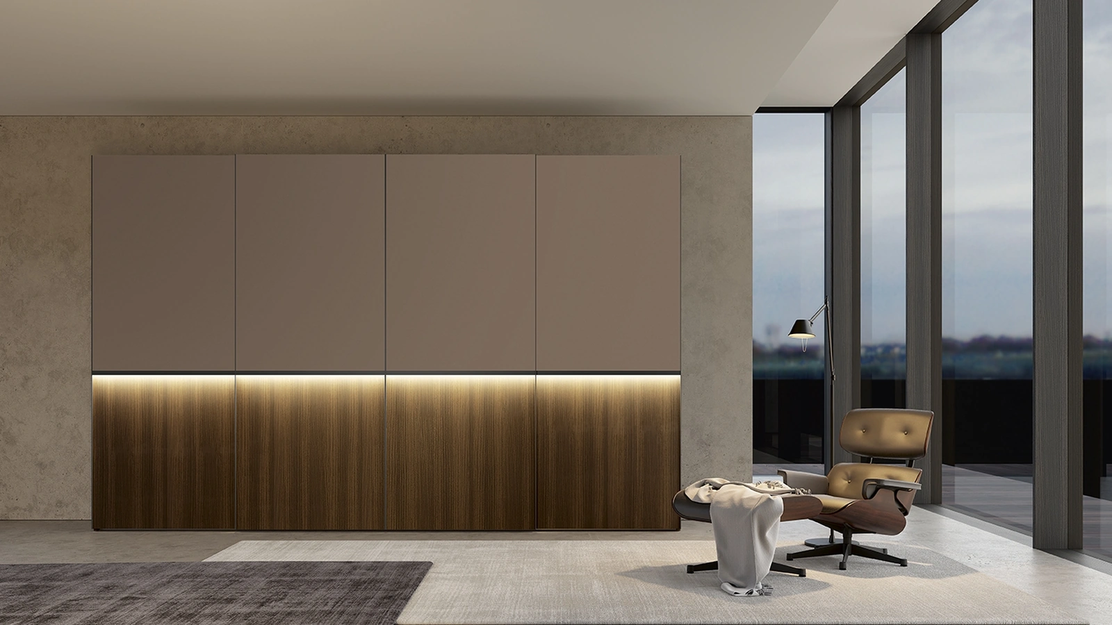 Rail U114 Wardrobe by Colombini Casa