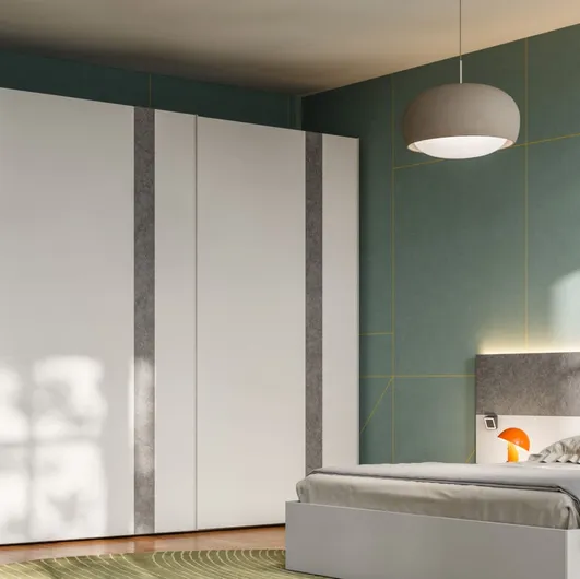 Wardrobe with sliding door Terna 47 by Orme