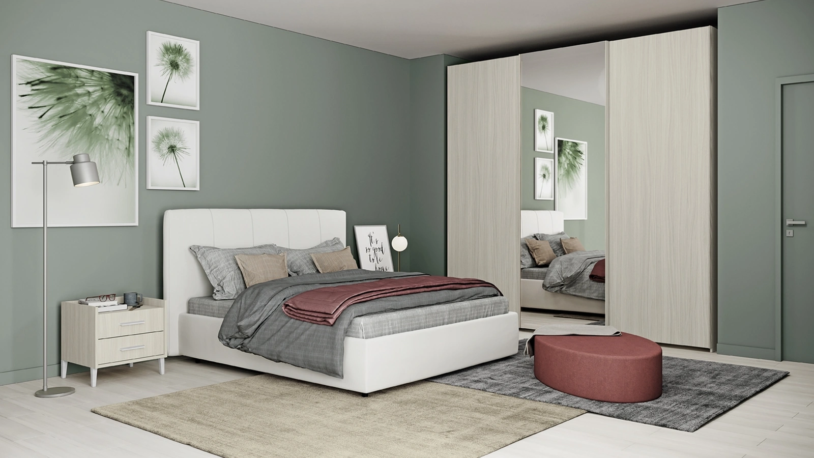 Free Volo A002 Wardrobe by Colombini Casa