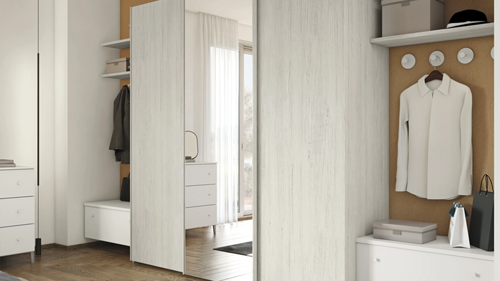 Free Volo M005 Wardrobe by Colombini Casa