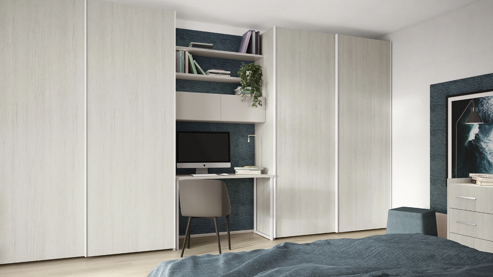 Free Volo M013 Wardrobe by Colombini Casa