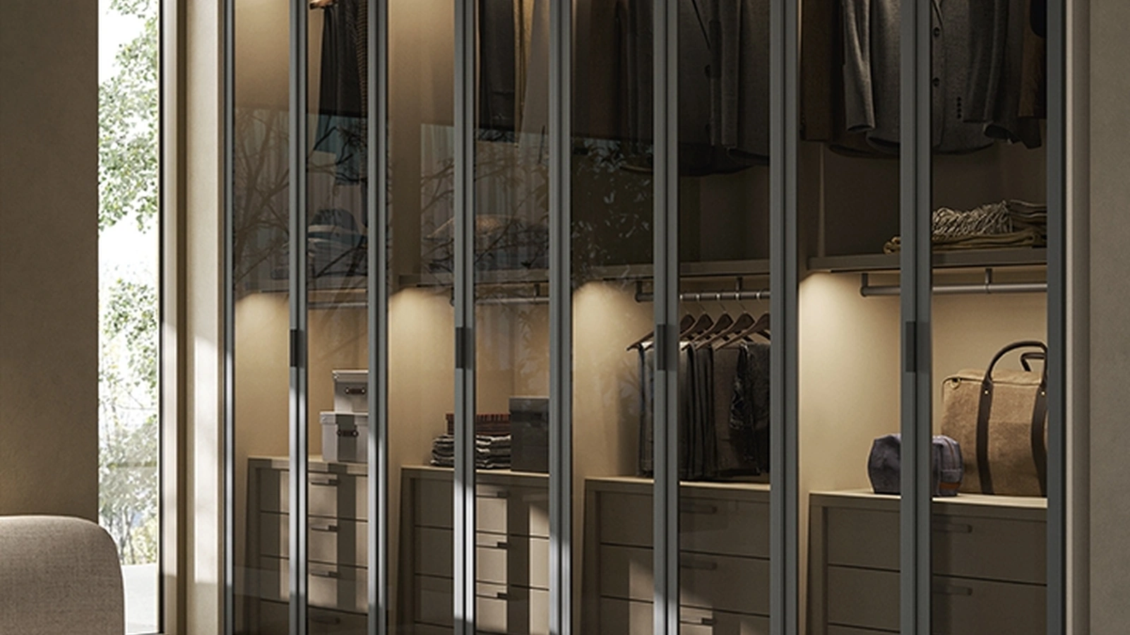 Window N101 Wardrobe by Colombini Casa