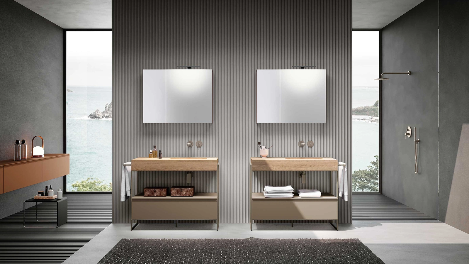 Lime 1-0 Lofty 137 Bathroom Cabinet by Azzurra