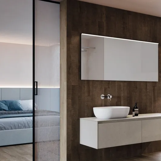 Suspended bathroom cabinet M2 System 244 by Baxar.