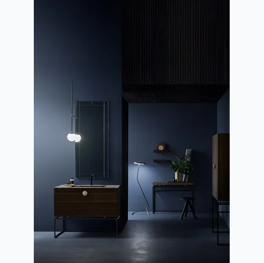 Maori 04 freestanding bathroom cabinet in eucalyptus by Ceras