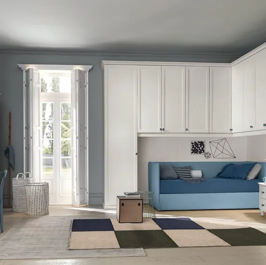 Arcadia AC032 loft bedroom by Colombini Casa.
