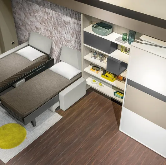 Ella & Louis space-saving bedroom by Clei.