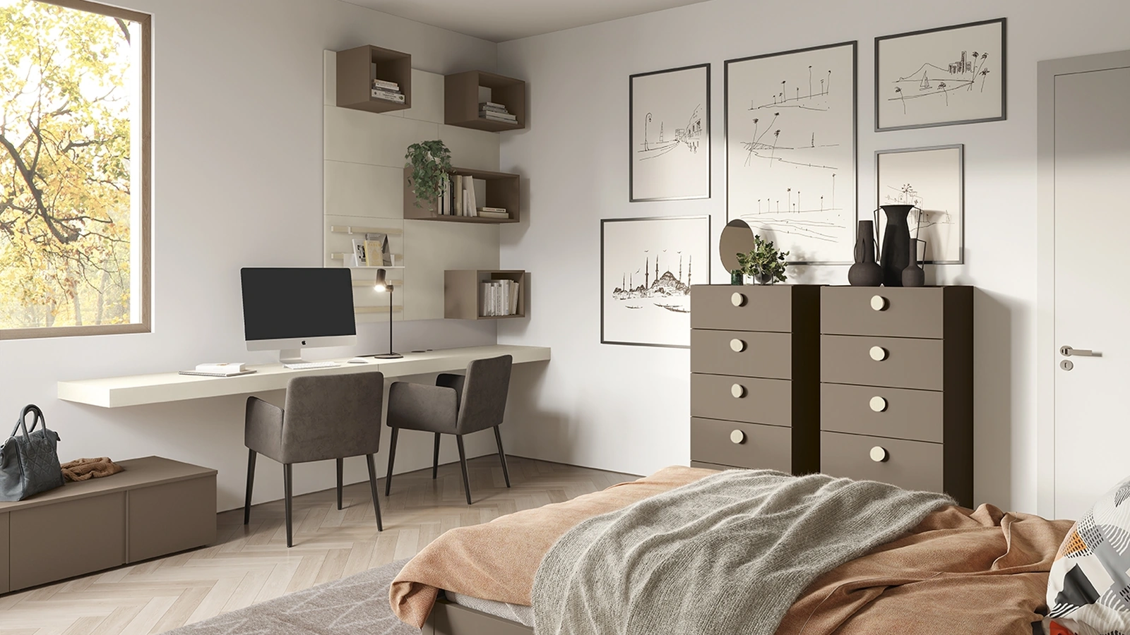 Golf Y123 Bedroom Set by Colombini Casa