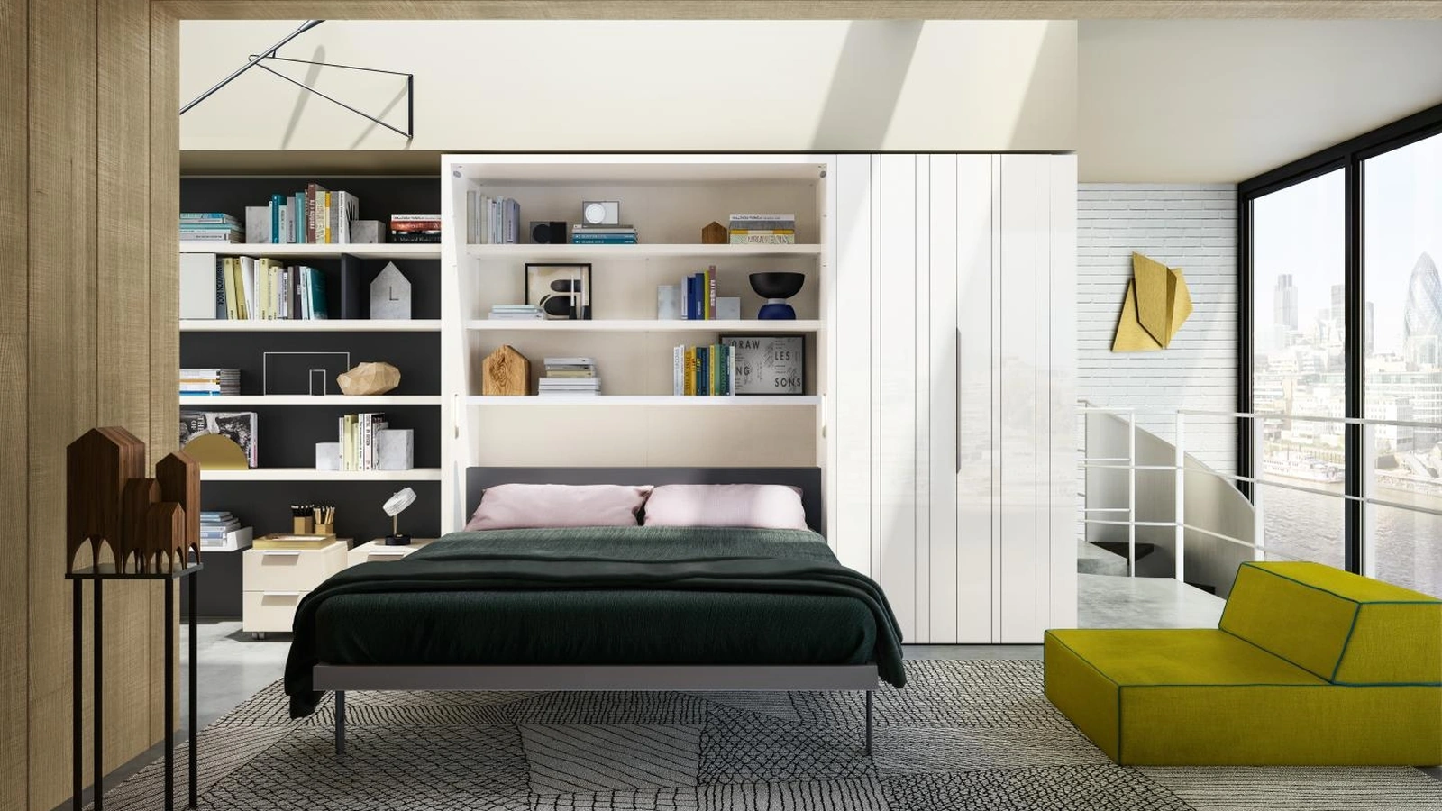 Penelope 2 Board Bedroom by Clei