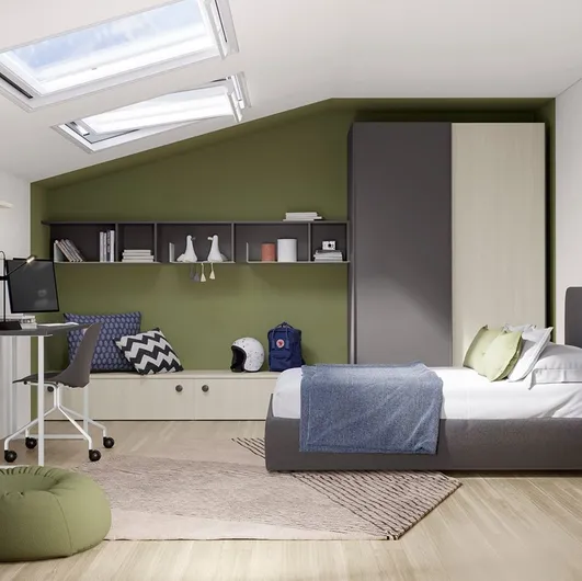 Volo Kid C010 children's bedroom by Colombini Casa.