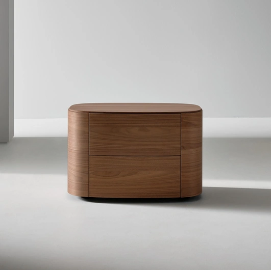 Isabey wooden bedside table by Bonaldo
