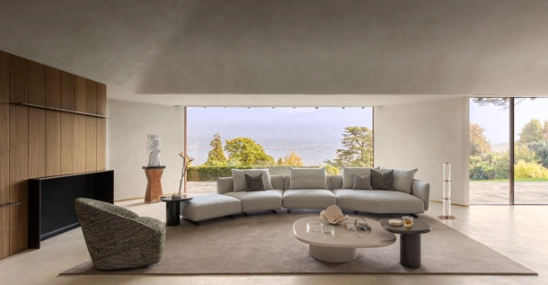 Homan upholstered sofa by Desirée