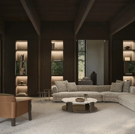 Edmond corner sofa by Molteni & C